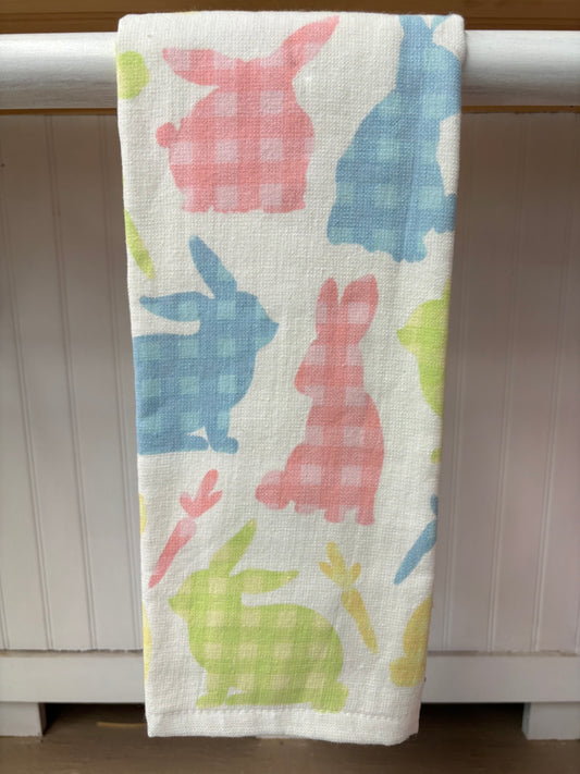 Easter Pastel Bunnies Towel