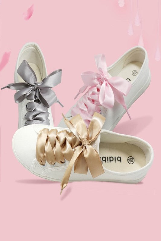 Satin Ribbon Shoe Laces