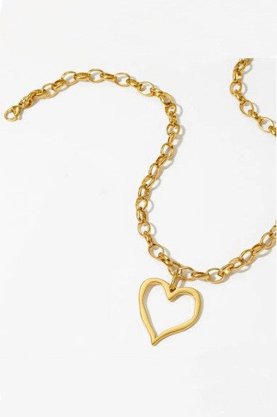 18K Heart Necklace