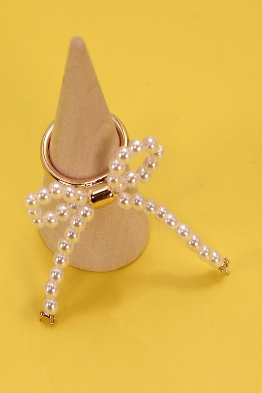 Pearl Bow Ring