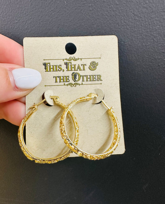 Filigree Hoops