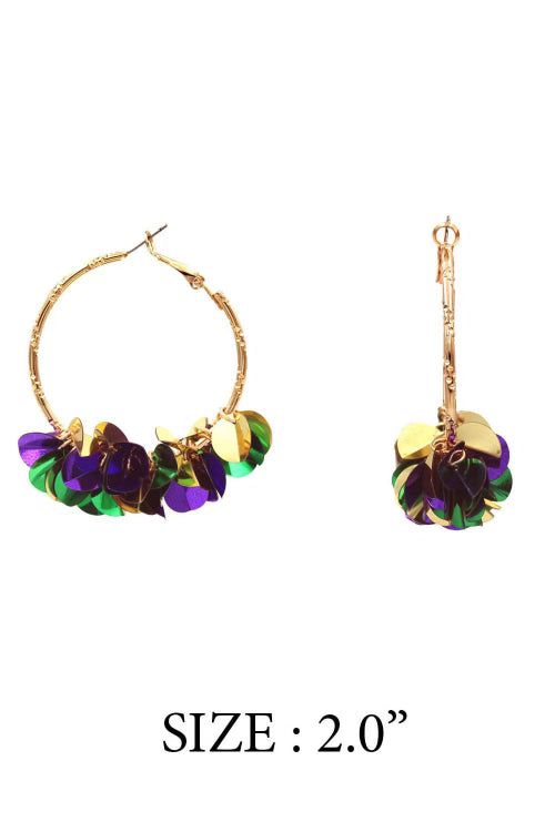 Mardi Gras Dazzle Hoops