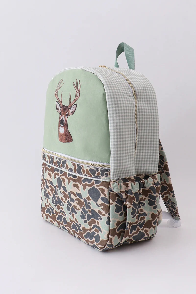 Camo Deer print backpack