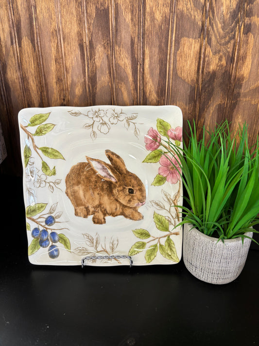 Spring Bunny Plate