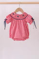 Red Flag Gingham Bubble