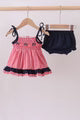 Red Flag  bloomer set