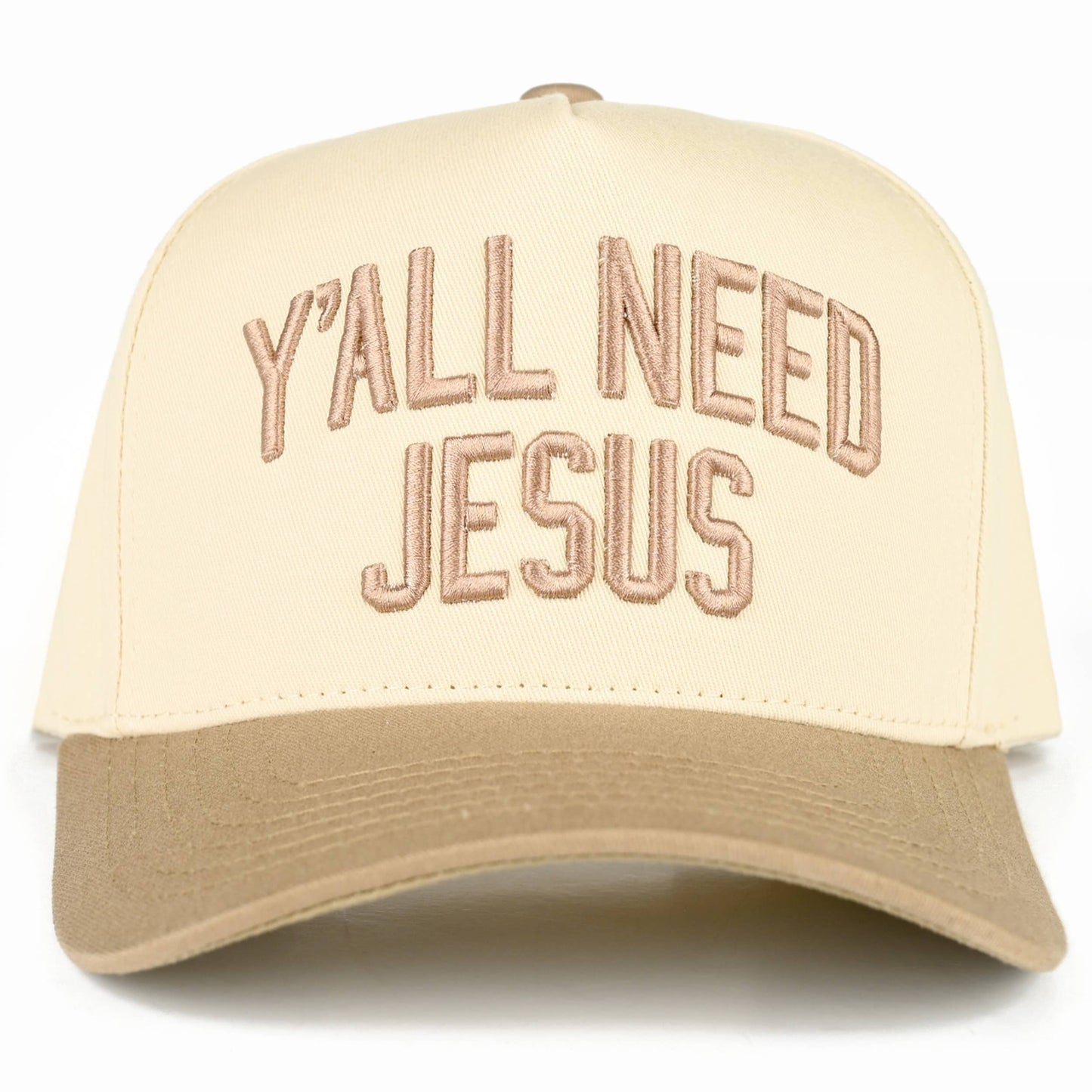 Y'ALL NEED JESUS Embroidered Trucker Hat