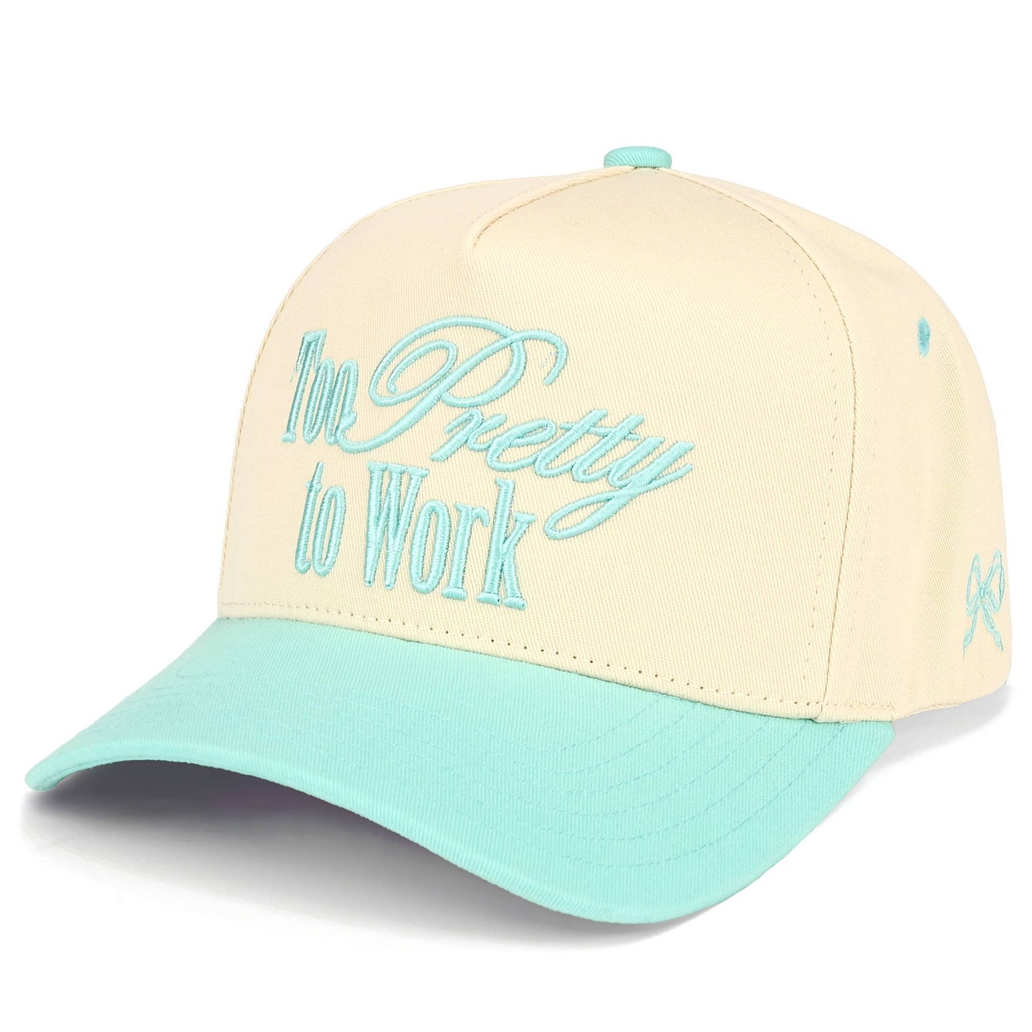 TOO PRETTY TO WORK Trucker Hat