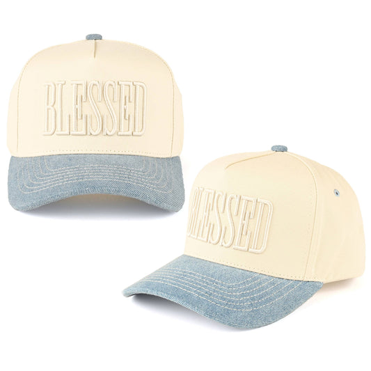 BLESSED Embroidered Trucker Hat