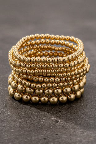 Gold Bead Bracelet