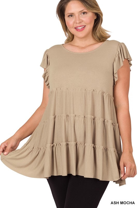 Ruffle Me Tiered Tunic