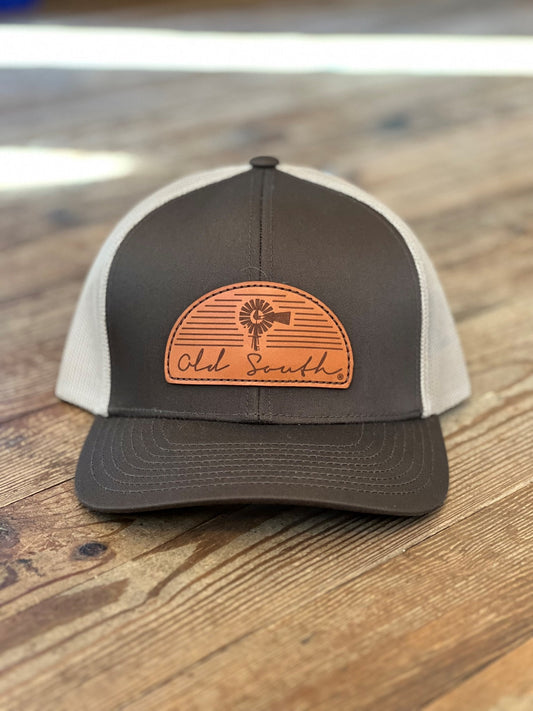 Arch Leather Patch-Trucker Hat