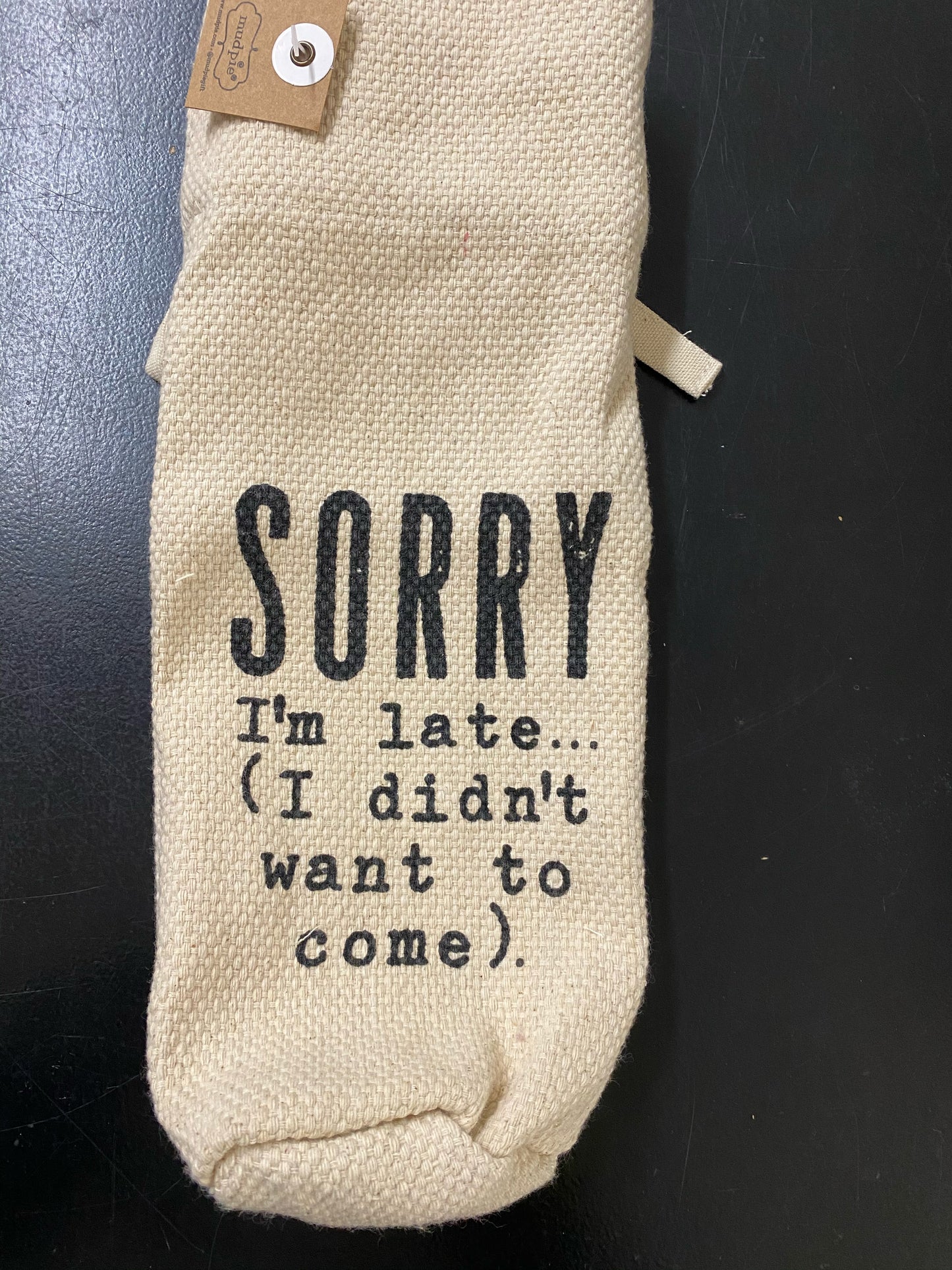 Sorry Dhurrie Wine Bag