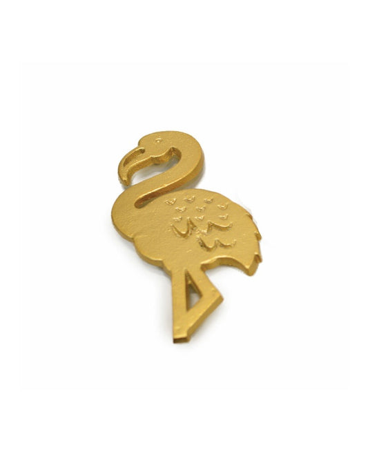 Gold Flamingo Trivet