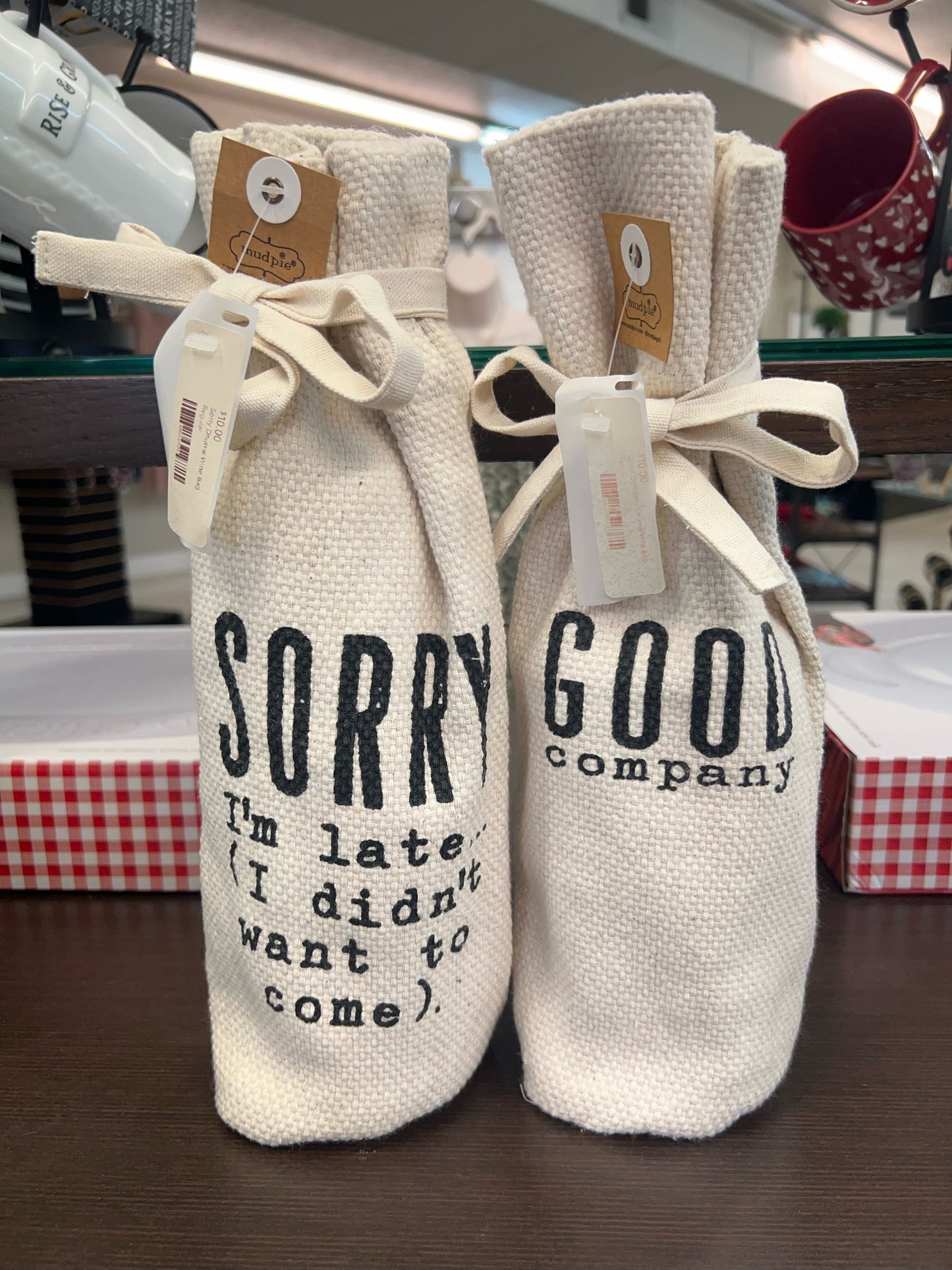 Good Company Dhurrie Wine Bag